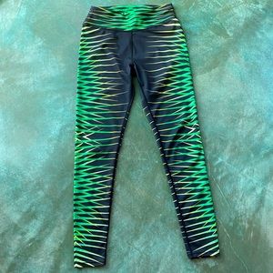 Wild Colorful Womens Stretch Leggings Small